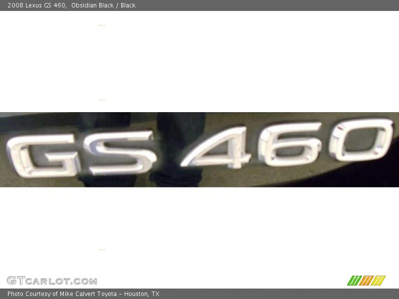 Obsidian Black / Black 2008 Lexus GS 460