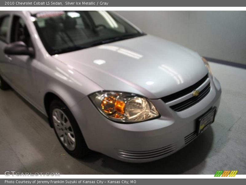 Silver Ice Metallic / Gray 2010 Chevrolet Cobalt LS Sedan