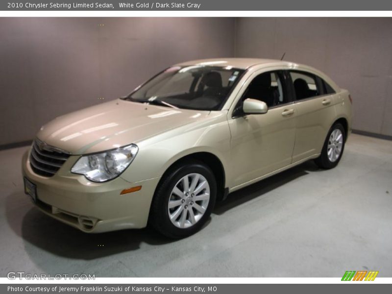 White Gold / Dark Slate Gray 2010 Chrysler Sebring Limited Sedan
