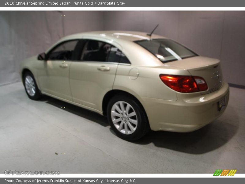 White Gold / Dark Slate Gray 2010 Chrysler Sebring Limited Sedan