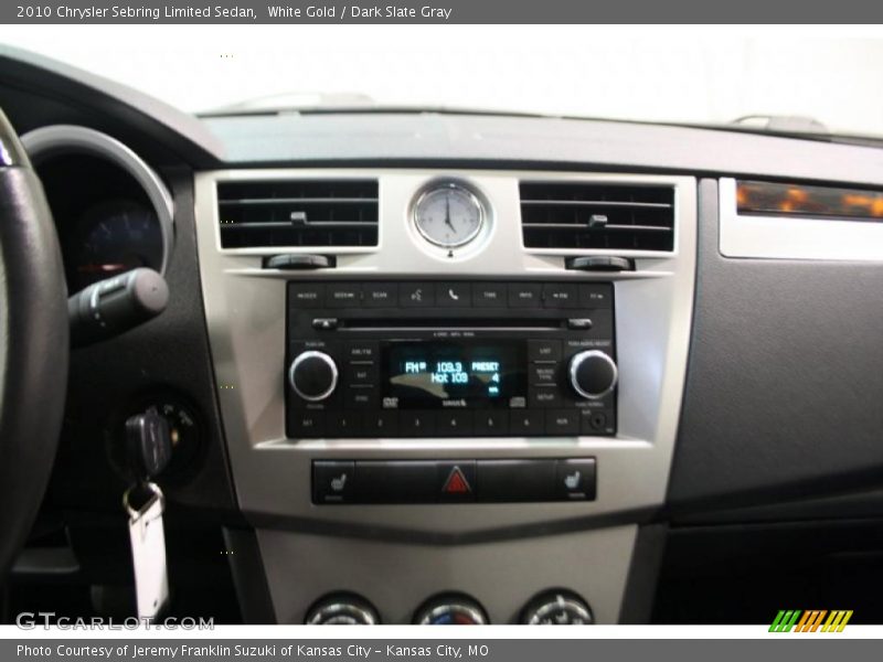 White Gold / Dark Slate Gray 2010 Chrysler Sebring Limited Sedan