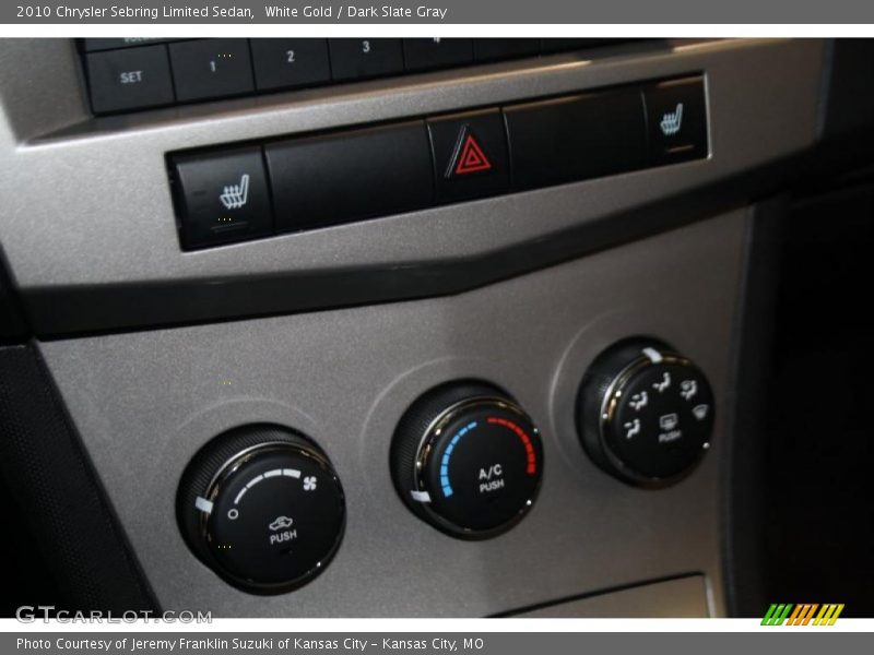 White Gold / Dark Slate Gray 2010 Chrysler Sebring Limited Sedan