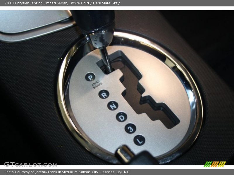 White Gold / Dark Slate Gray 2010 Chrysler Sebring Limited Sedan