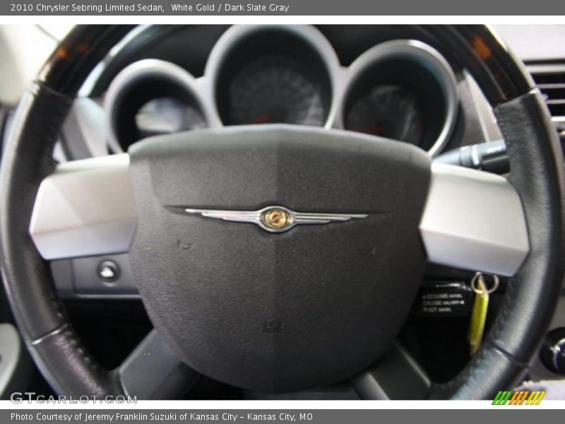 White Gold / Dark Slate Gray 2010 Chrysler Sebring Limited Sedan
