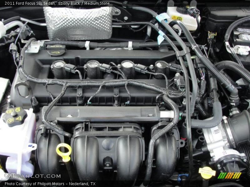Ebony Black / Medium Stone 2011 Ford Focus SEL Sedan