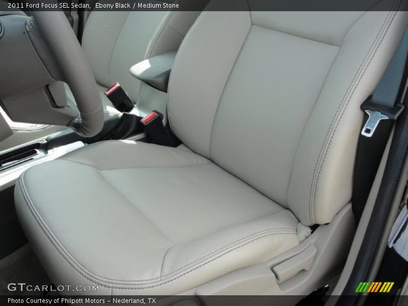 Ebony Black / Medium Stone 2011 Ford Focus SEL Sedan
