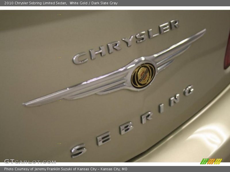 White Gold / Dark Slate Gray 2010 Chrysler Sebring Limited Sedan