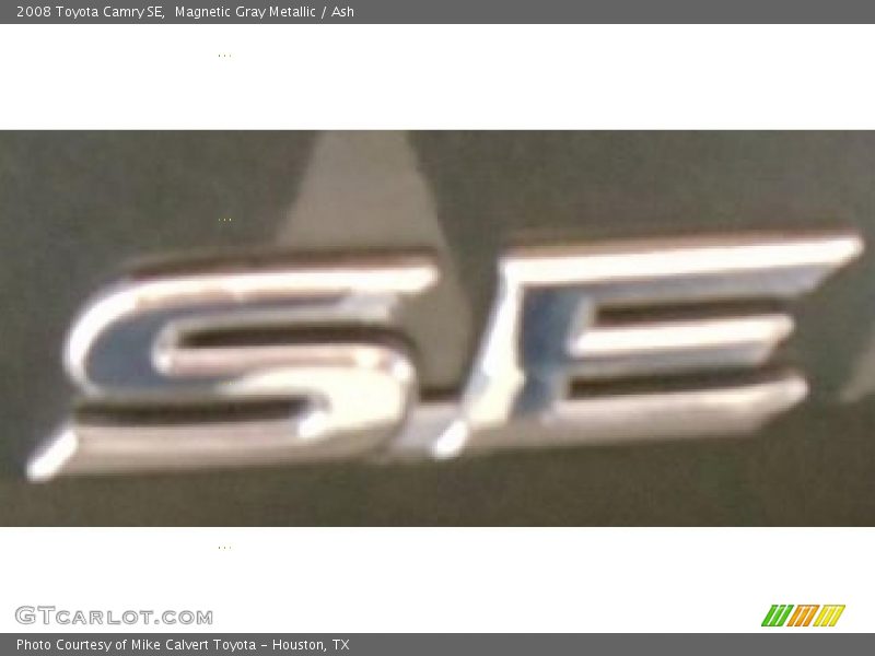 Magnetic Gray Metallic / Ash 2008 Toyota Camry SE