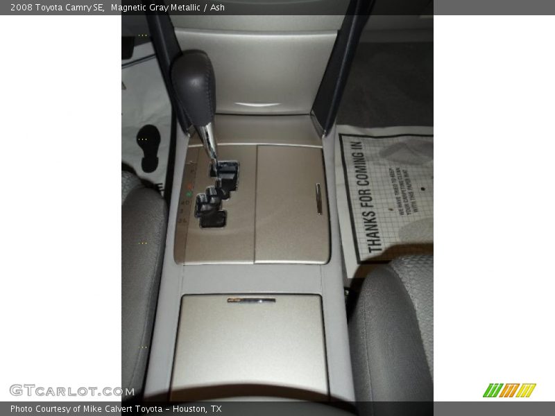 Magnetic Gray Metallic / Ash 2008 Toyota Camry SE