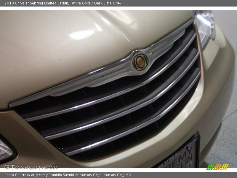 White Gold / Dark Slate Gray 2010 Chrysler Sebring Limited Sedan