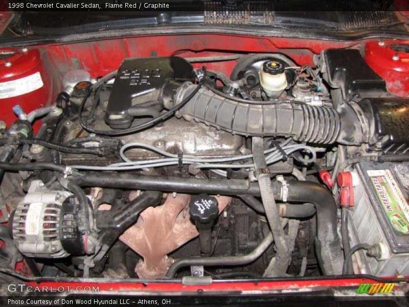  1998 Cavalier Sedan Engine - 2.2 Liter OHV 8-Valve 4 Cylinder