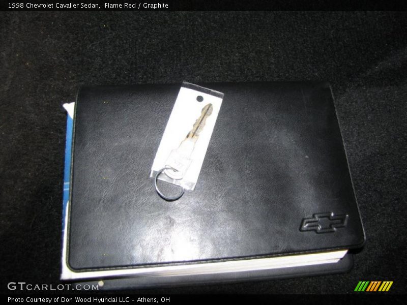 Flame Red / Graphite 1998 Chevrolet Cavalier Sedan