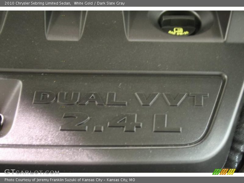 White Gold / Dark Slate Gray 2010 Chrysler Sebring Limited Sedan