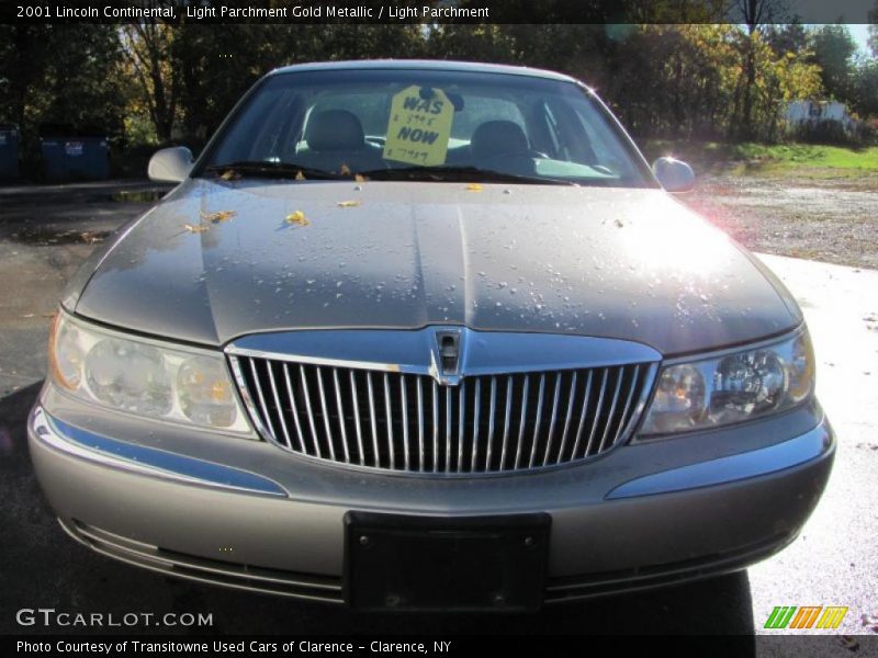 Light Parchment Gold Metallic / Light Parchment 2001 Lincoln Continental