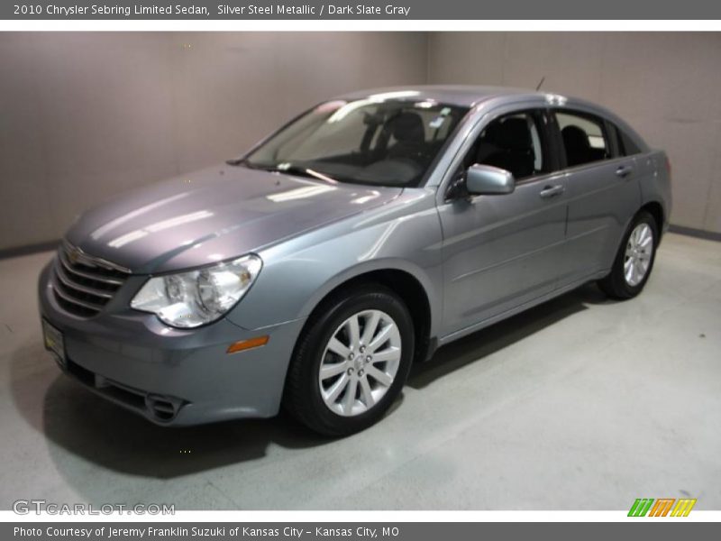 Silver Steel Metallic / Dark Slate Gray 2010 Chrysler Sebring Limited Sedan