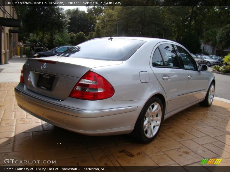 Brilliant Silver Metallic / Ash Grey 2003 Mercedes-Benz E 500 Sedan