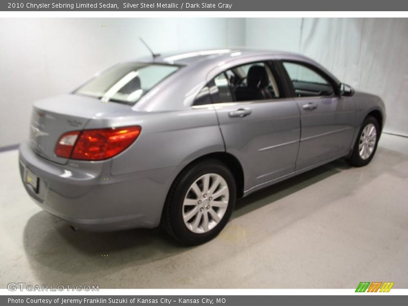 Silver Steel Metallic / Dark Slate Gray 2010 Chrysler Sebring Limited Sedan