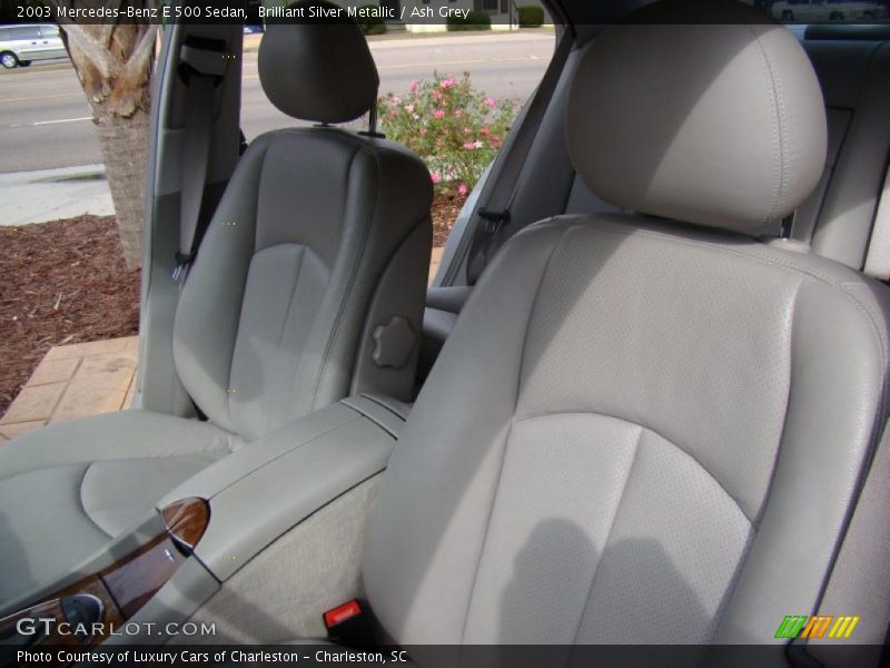 Brilliant Silver Metallic / Ash Grey 2003 Mercedes-Benz E 500 Sedan
