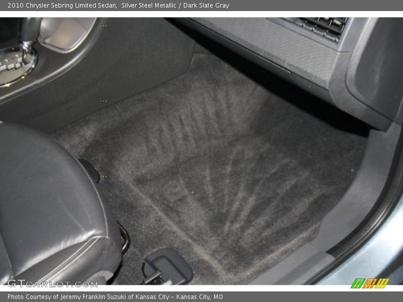 Silver Steel Metallic / Dark Slate Gray 2010 Chrysler Sebring Limited Sedan