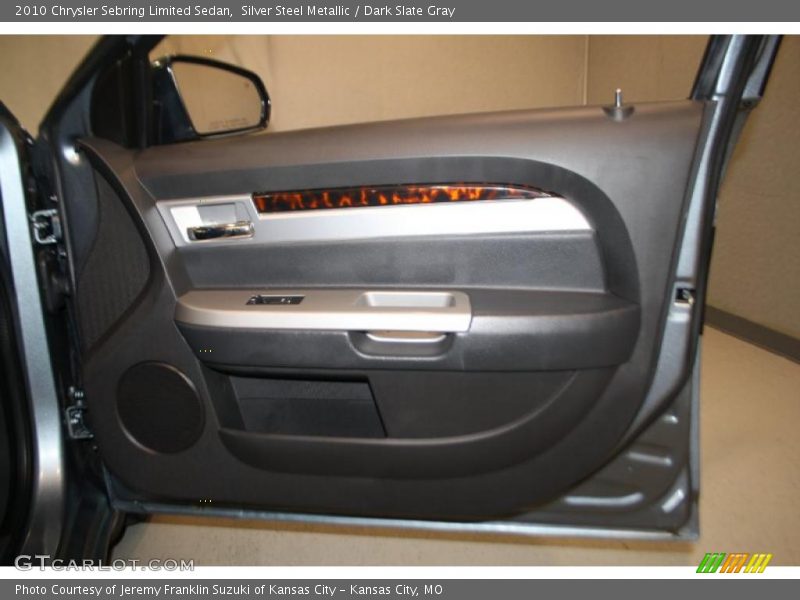Silver Steel Metallic / Dark Slate Gray 2010 Chrysler Sebring Limited Sedan