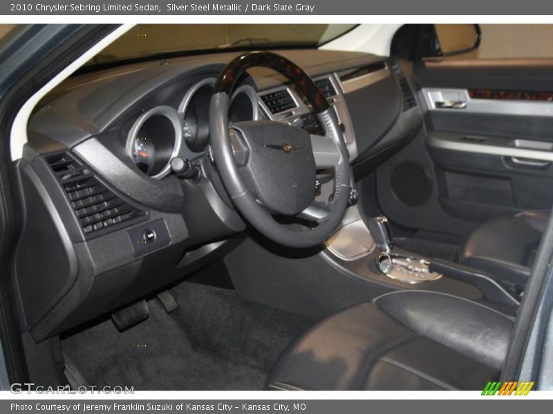 Silver Steel Metallic / Dark Slate Gray 2010 Chrysler Sebring Limited Sedan