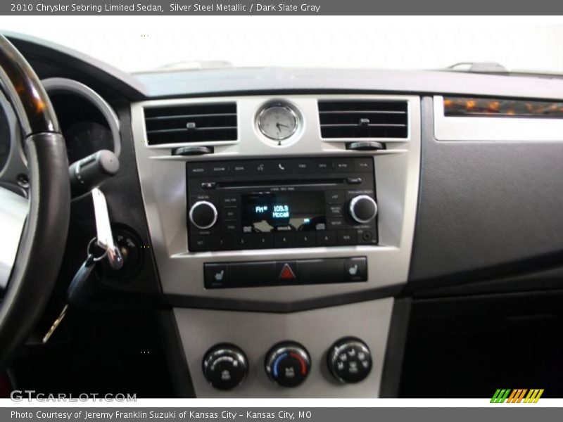 Silver Steel Metallic / Dark Slate Gray 2010 Chrysler Sebring Limited Sedan