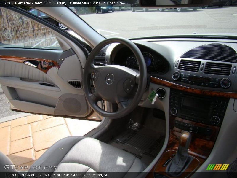 Brilliant Silver Metallic / Ash Grey 2003 Mercedes-Benz E 500 Sedan