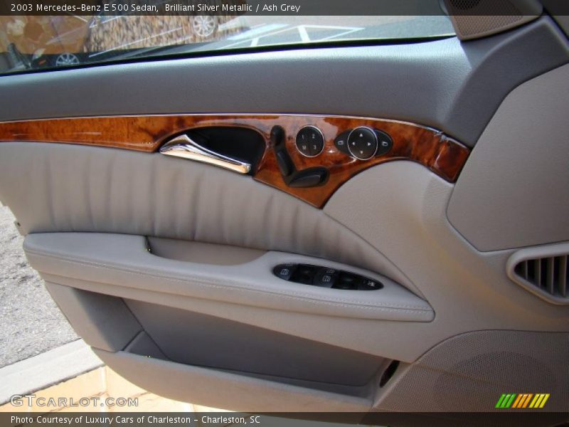 Brilliant Silver Metallic / Ash Grey 2003 Mercedes-Benz E 500 Sedan