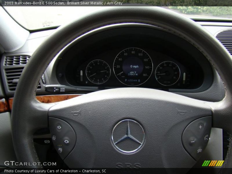 Brilliant Silver Metallic / Ash Grey 2003 Mercedes-Benz E 500 Sedan