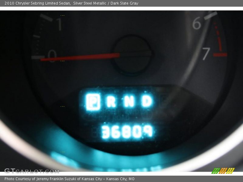 Silver Steel Metallic / Dark Slate Gray 2010 Chrysler Sebring Limited Sedan