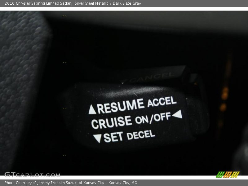 Silver Steel Metallic / Dark Slate Gray 2010 Chrysler Sebring Limited Sedan