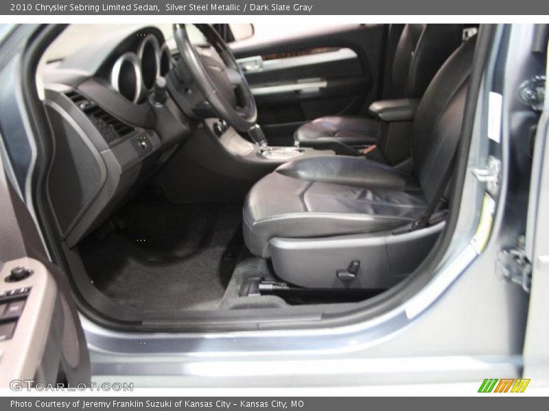 Silver Steel Metallic / Dark Slate Gray 2010 Chrysler Sebring Limited Sedan
