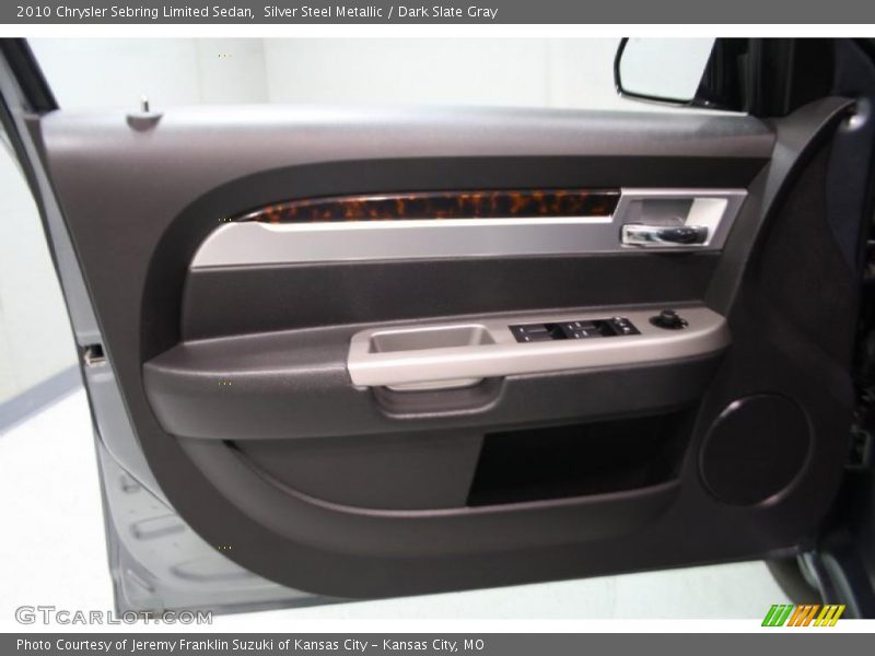 Silver Steel Metallic / Dark Slate Gray 2010 Chrysler Sebring Limited Sedan