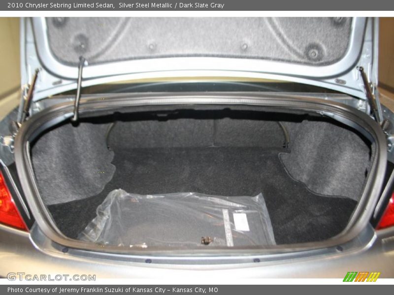 Silver Steel Metallic / Dark Slate Gray 2010 Chrysler Sebring Limited Sedan