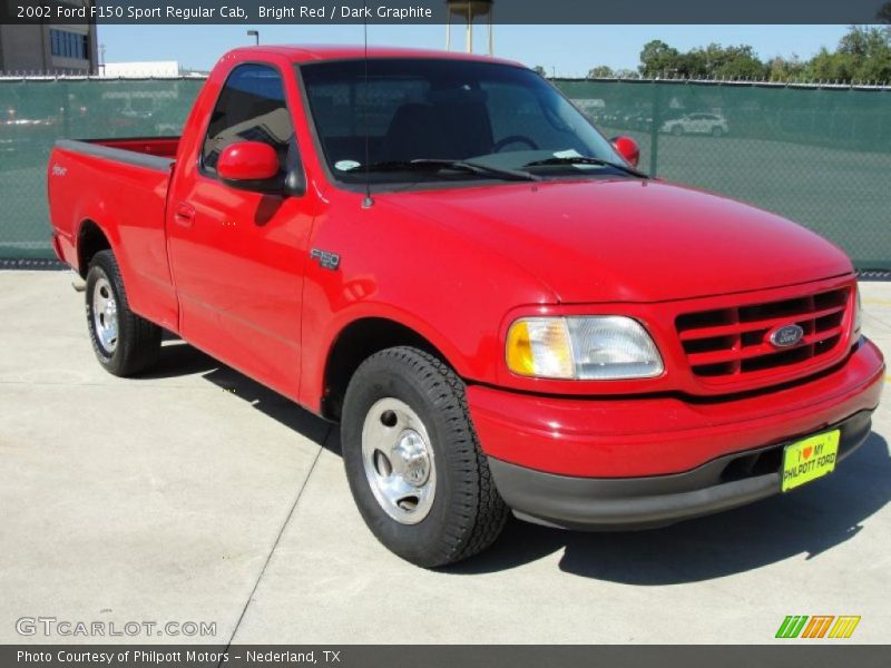 Front 3/4 View of 2002 F150 Sport Regular Cab