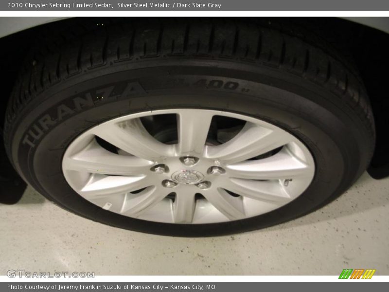 Silver Steel Metallic / Dark Slate Gray 2010 Chrysler Sebring Limited Sedan