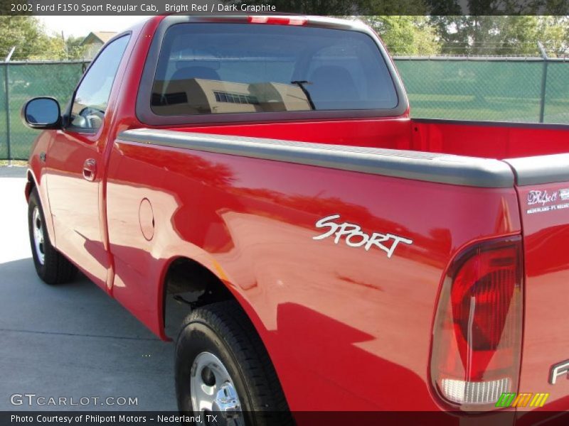 Bright Red / Dark Graphite 2002 Ford F150 Sport Regular Cab