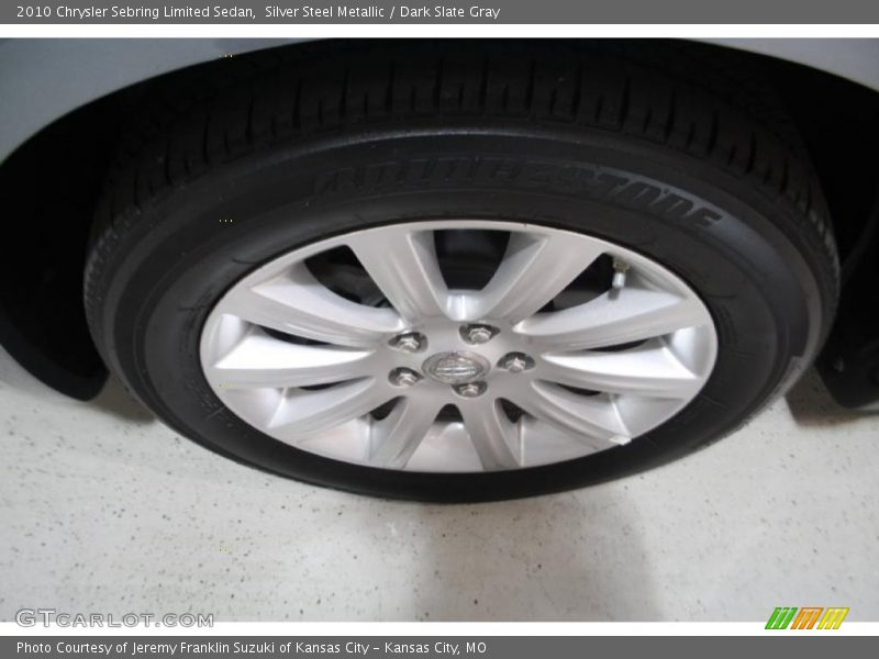 Silver Steel Metallic / Dark Slate Gray 2010 Chrysler Sebring Limited Sedan