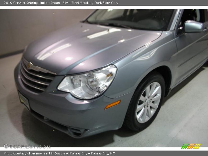 Silver Steel Metallic / Dark Slate Gray 2010 Chrysler Sebring Limited Sedan