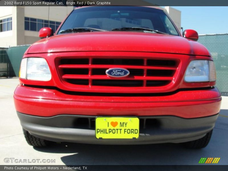 Bright Red / Dark Graphite 2002 Ford F150 Sport Regular Cab