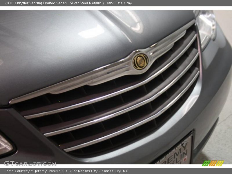 Silver Steel Metallic / Dark Slate Gray 2010 Chrysler Sebring Limited Sedan