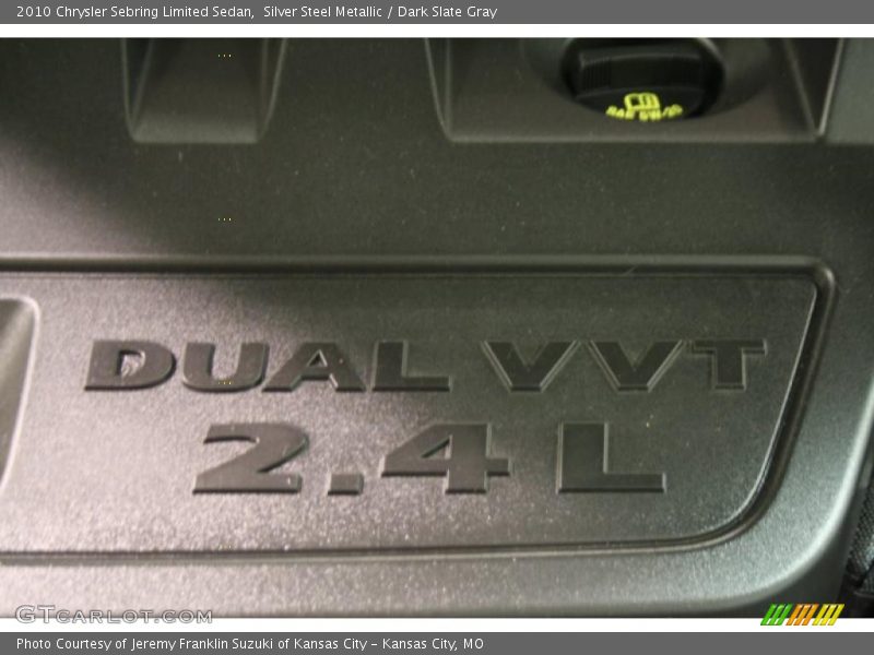 Silver Steel Metallic / Dark Slate Gray 2010 Chrysler Sebring Limited Sedan