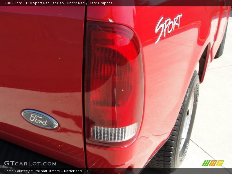 Bright Red / Dark Graphite 2002 Ford F150 Sport Regular Cab