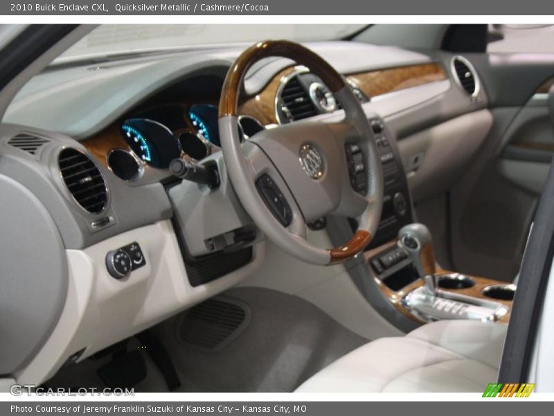 Quicksilver Metallic / Cashmere/Cocoa 2010 Buick Enclave CXL