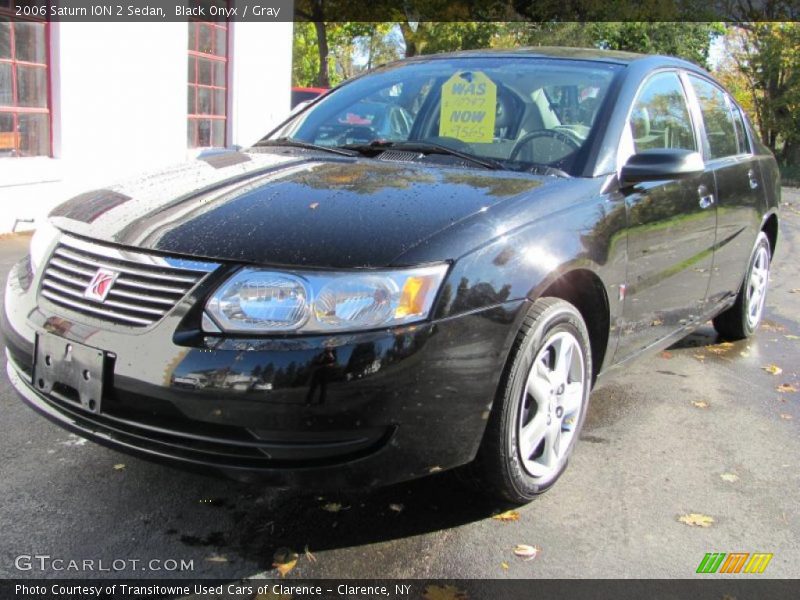 Black Onyx / Gray 2006 Saturn ION 2 Sedan