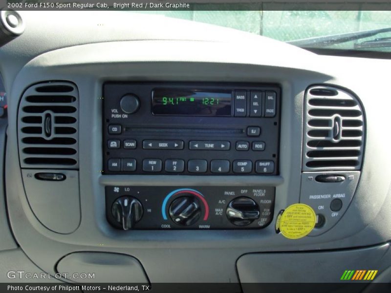 Bright Red / Dark Graphite 2002 Ford F150 Sport Regular Cab