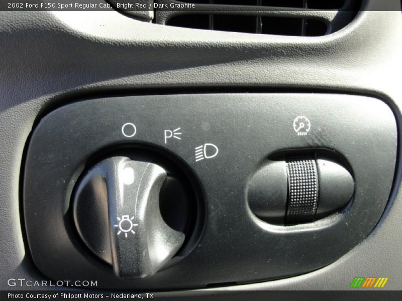 Controls of 2002 F150 Sport Regular Cab