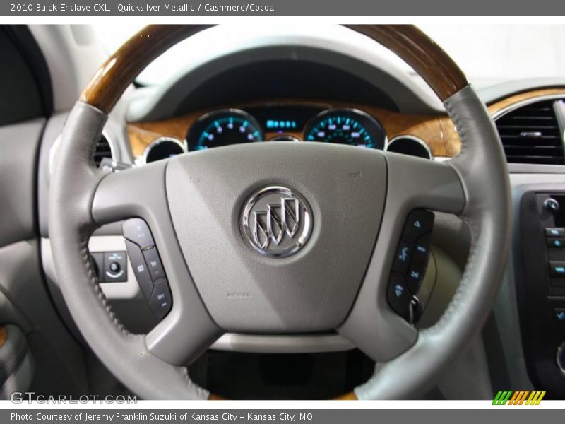 Quicksilver Metallic / Cashmere/Cocoa 2010 Buick Enclave CXL