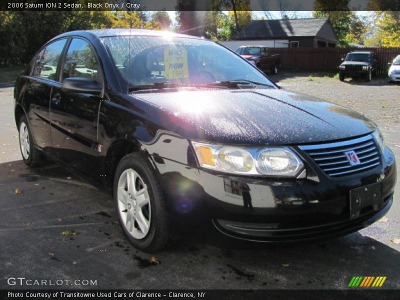 Black Onyx / Gray 2006 Saturn ION 2 Sedan