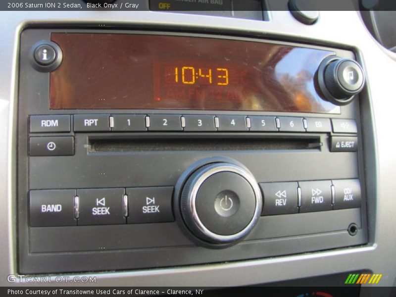 Black Onyx / Gray 2006 Saturn ION 2 Sedan